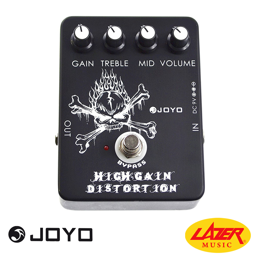 JOYO JF04 High Gain Distortion Guitar Effect Pedal Lazer Music