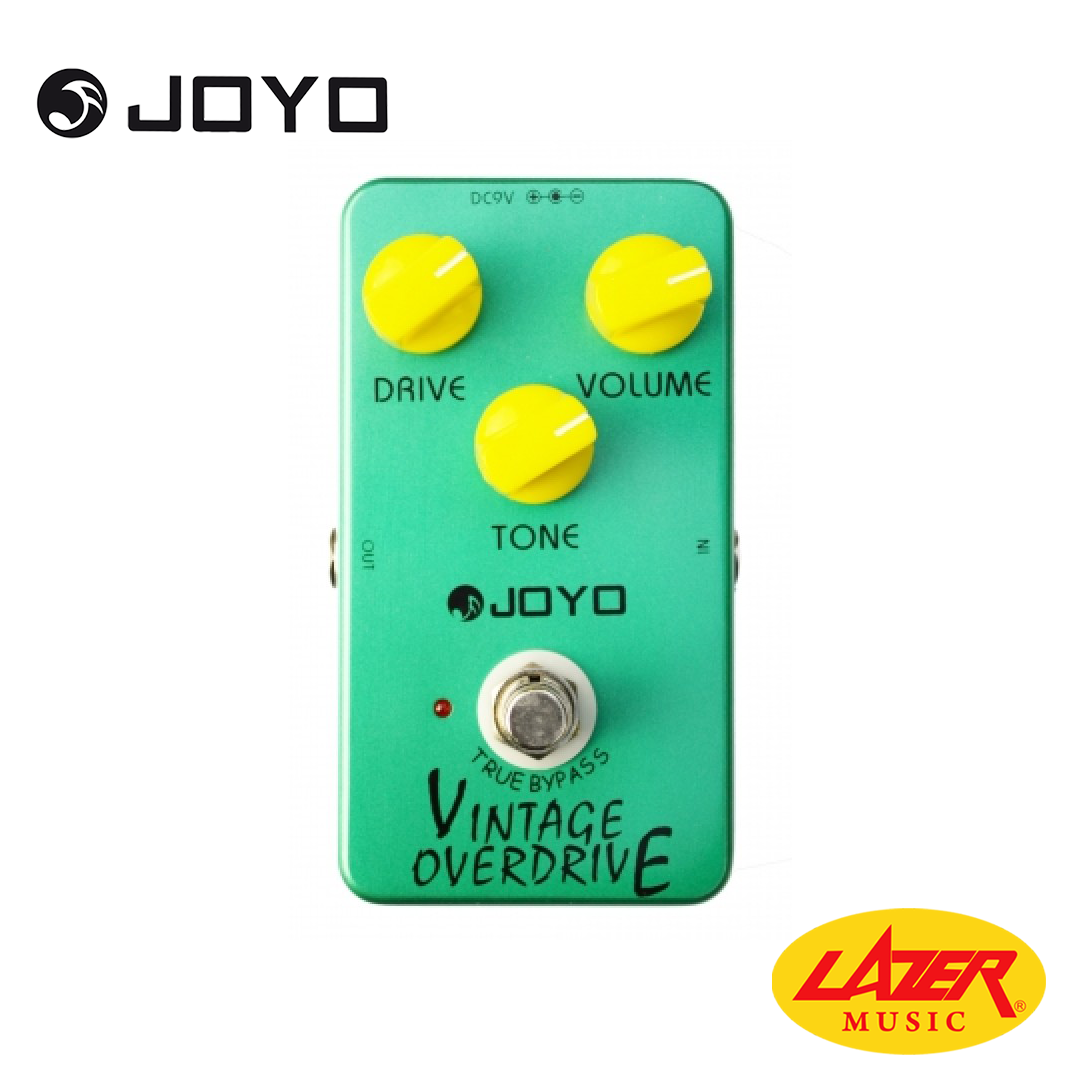 JOYO JF01 Vintage Overdrive Guitar Effect Pedal Lazer Music