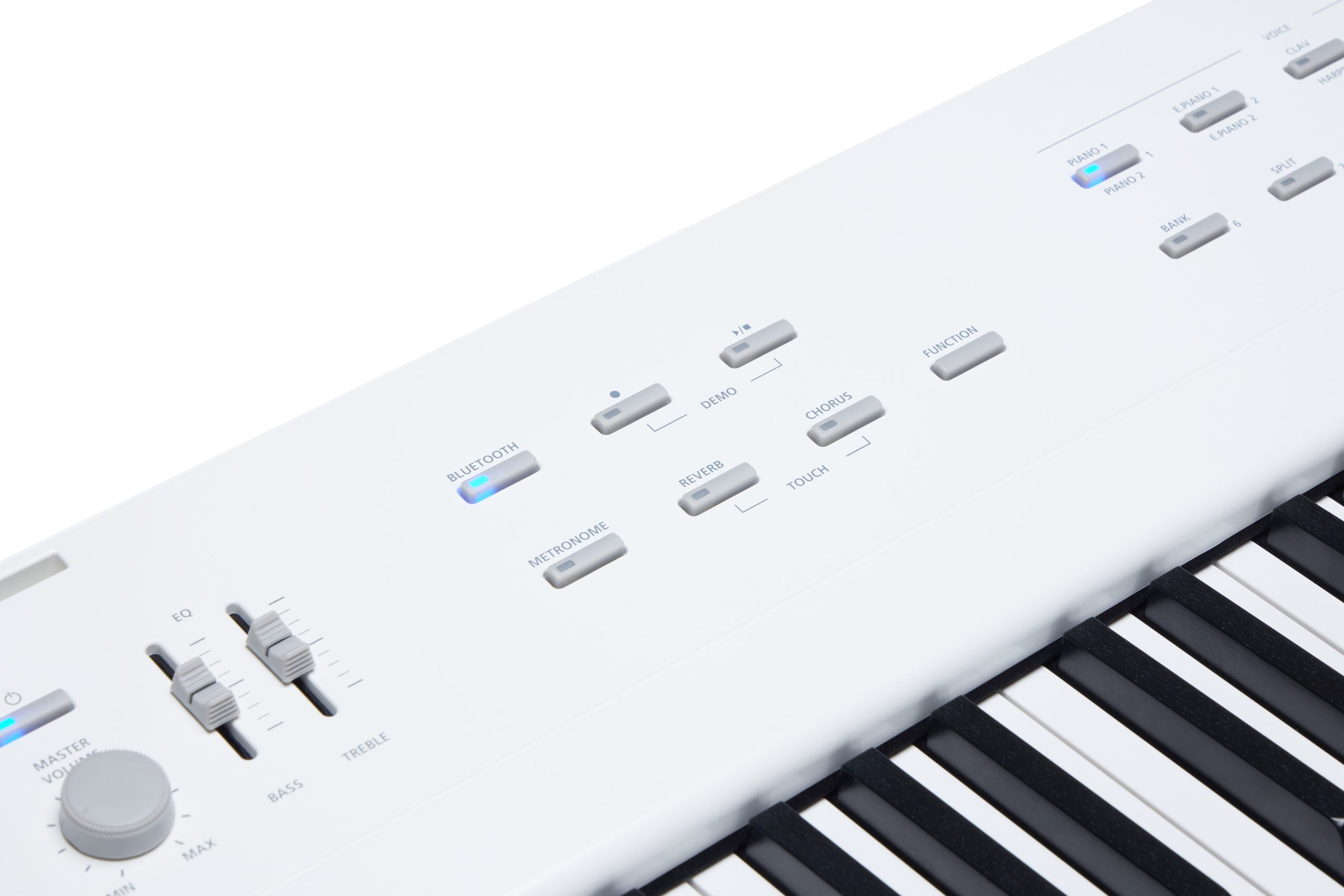 KURZWEIL KaE1 Portable Digital Piano 88 Keys w/ Lyric Stand and Sustain Pedal, White [KA E1 WH]