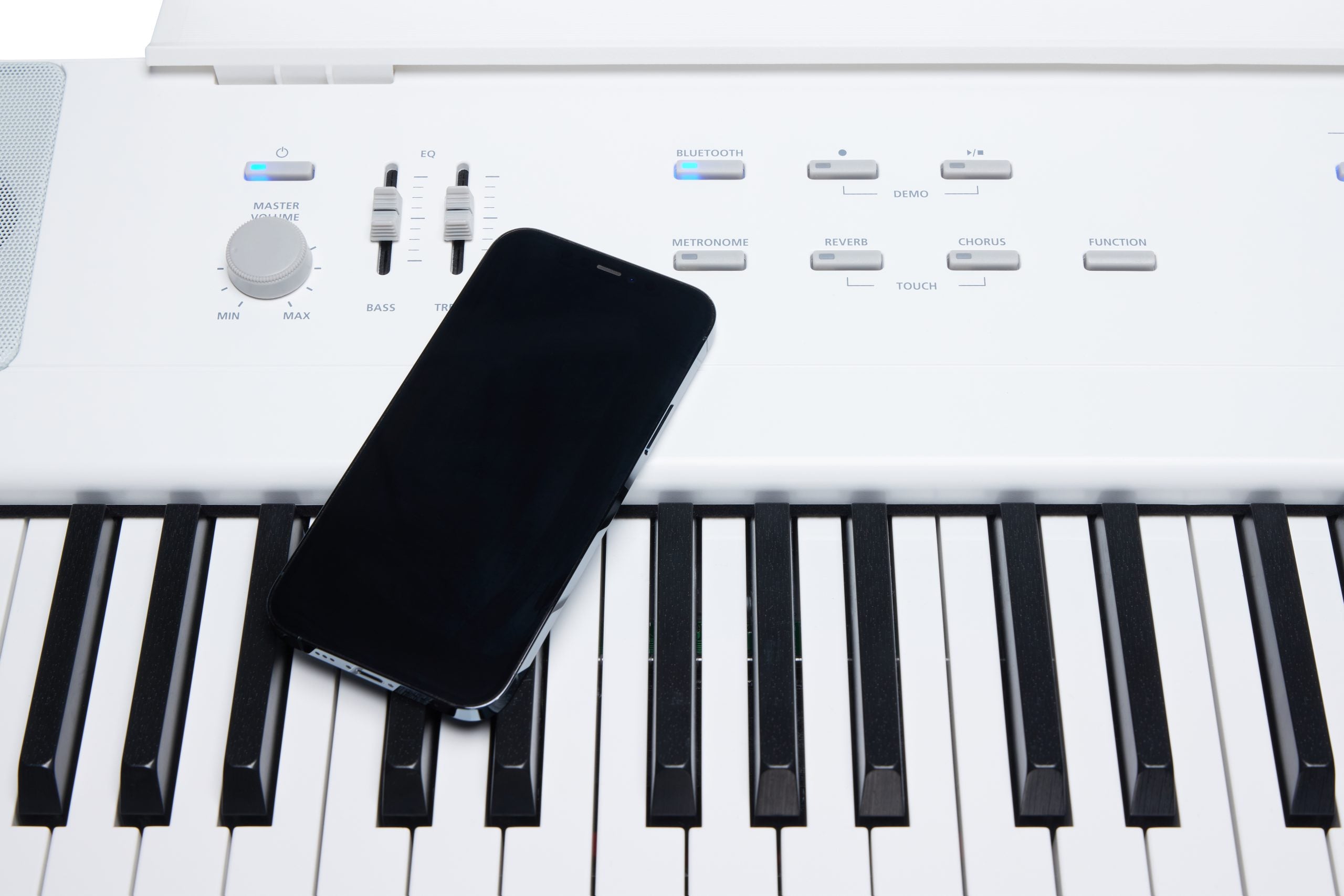 KURZWEIL KaE1 Portable Digital Piano 88 Keys w/ Lyric Stand and Sustain Pedal, White [KA E1 WH]