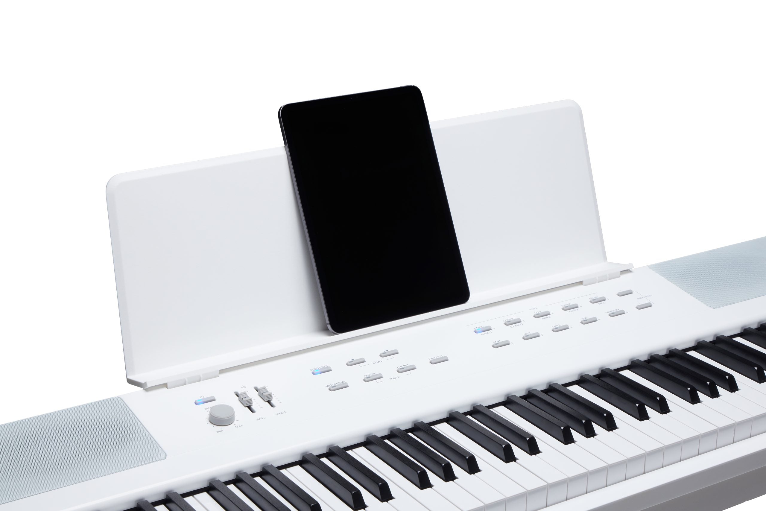 KURZWEIL KaE1 Portable Digital Piano 88 Keys w/ Lyric Stand and Sustain Pedal, White [KA E1 WH]