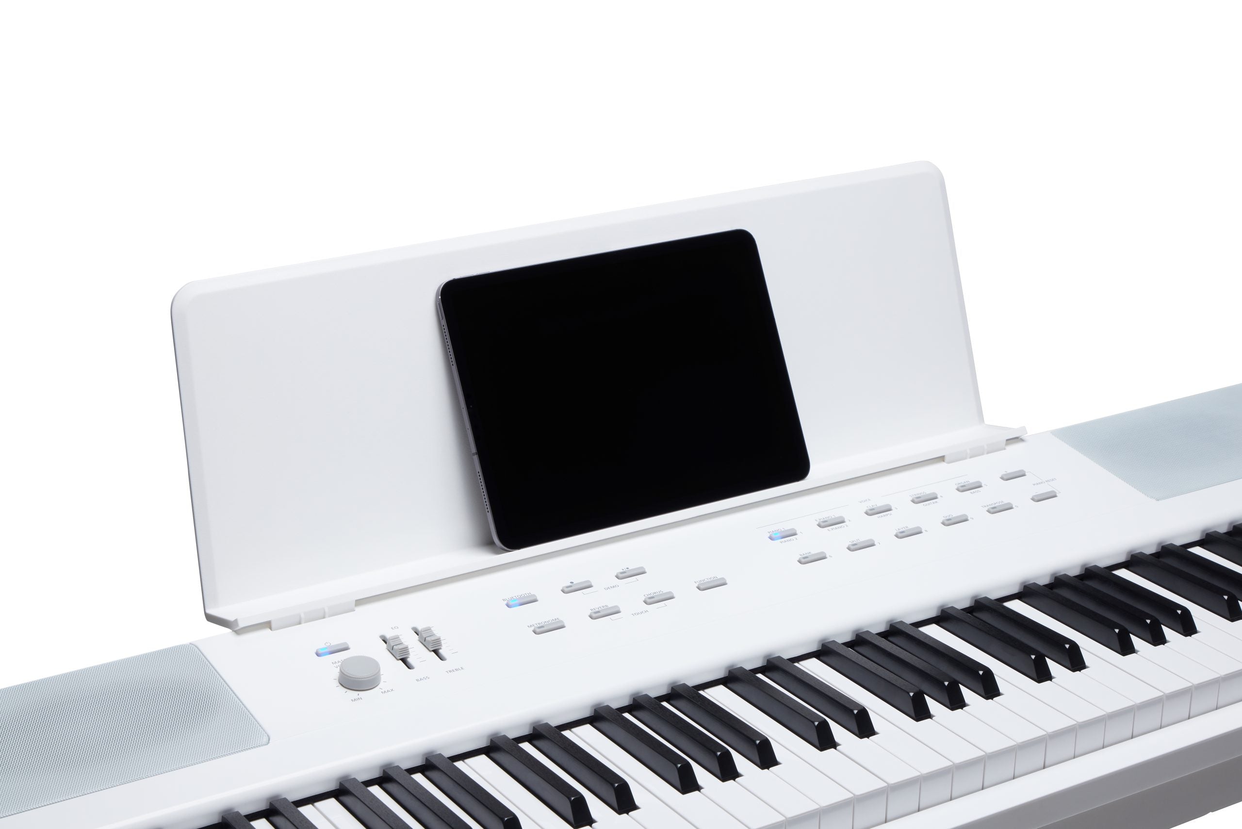 KURZWEIL KaE1 Portable Digital Piano 88 Keys w/ Lyric Stand and Sustain Pedal, White [KA E1 WH]
