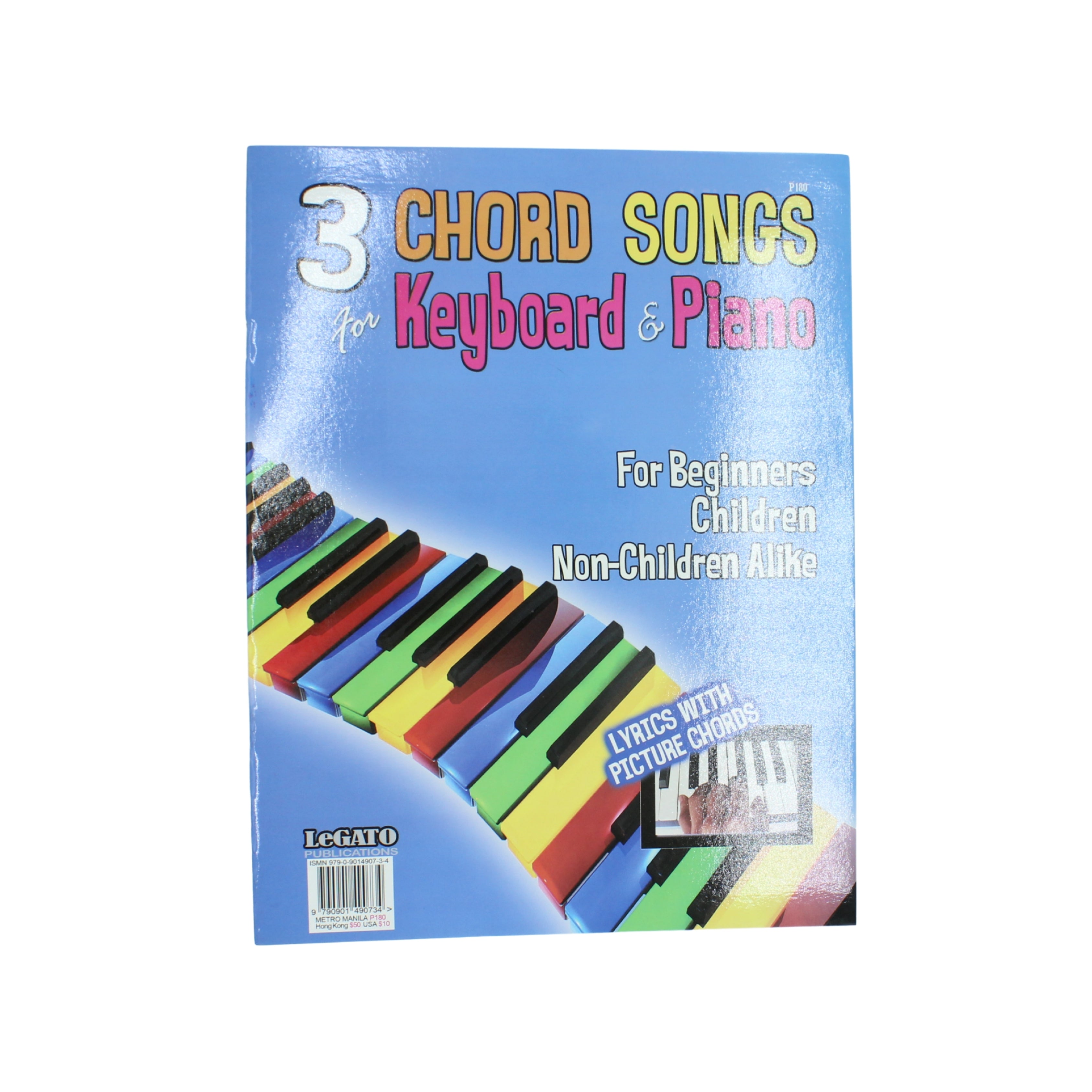 3CSKP Beginner's 3-Chord Keyboard & Piano Songbook