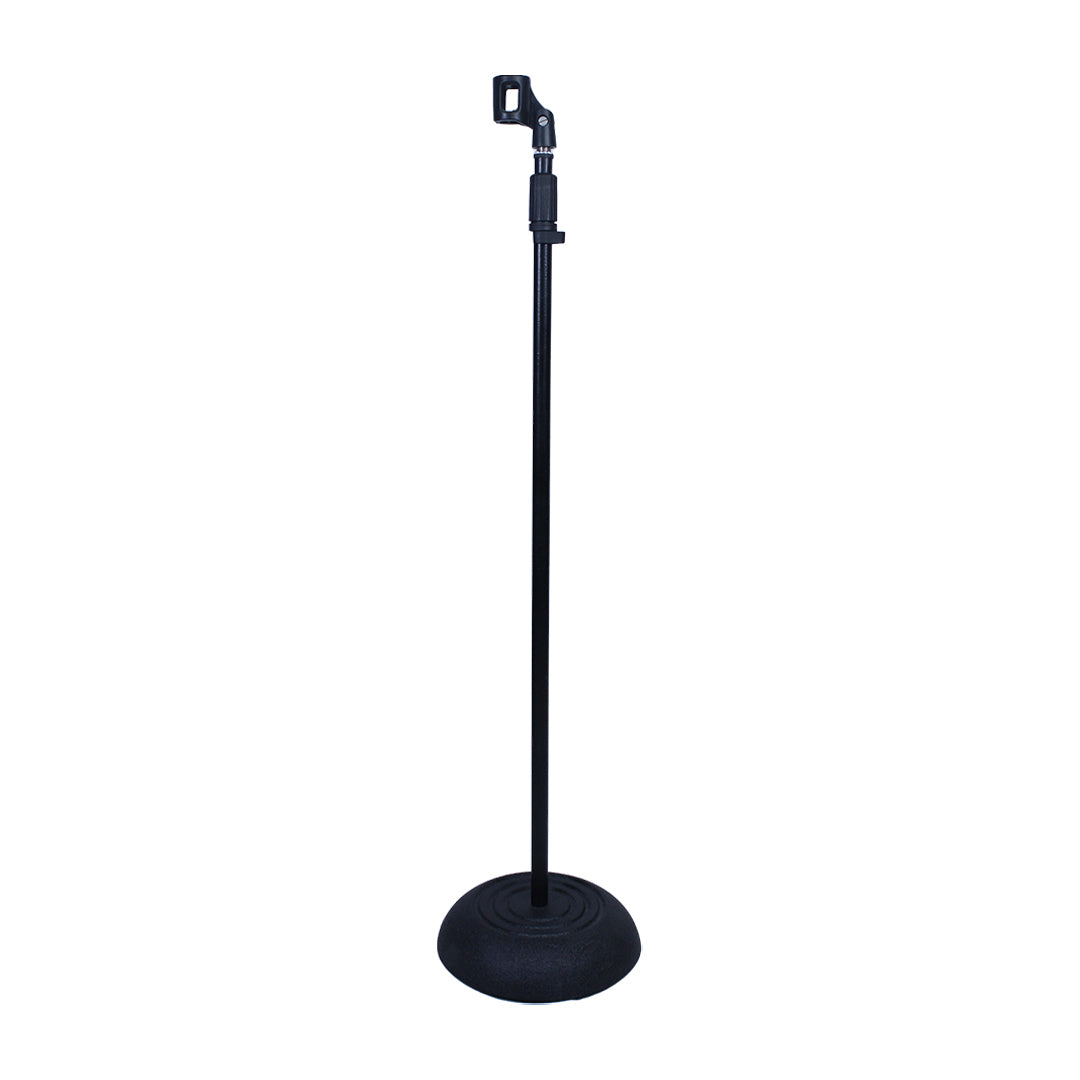Lazer Straight Microphone Stand with Round Base (Clearance)