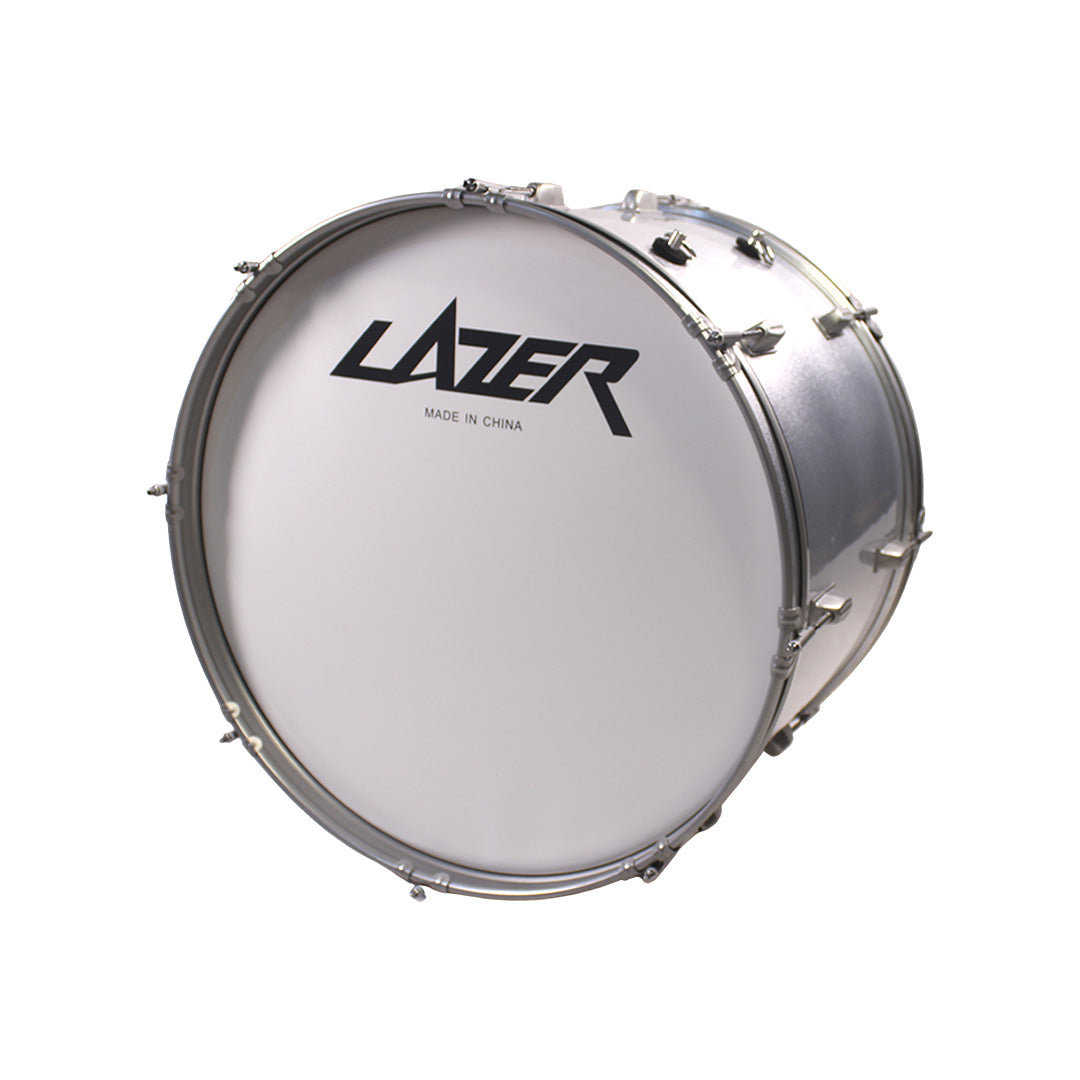 Lazer Marching Bass Drum 22'' with Strap, Mallet, and Key [BD22-4412LC]