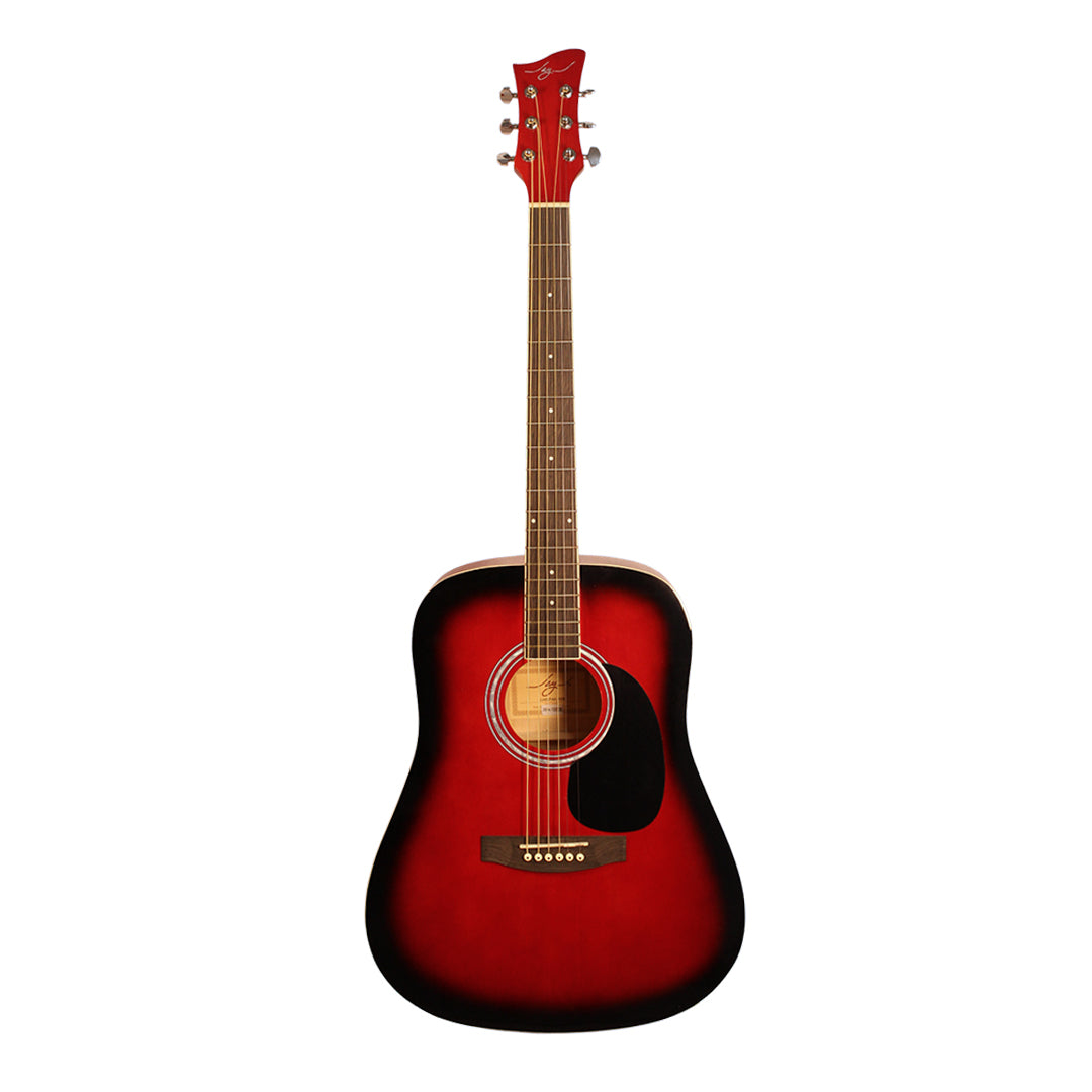 Jay Turser Acoustic Guitar Package w/ Tuner, Strap, Picks and Bag [JJ45-PAK]