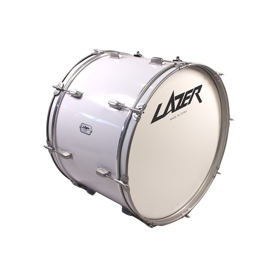 Lazer Marching Bass Drum 22'' with Strap, Mallet, and Key [BD22-4412LC]
