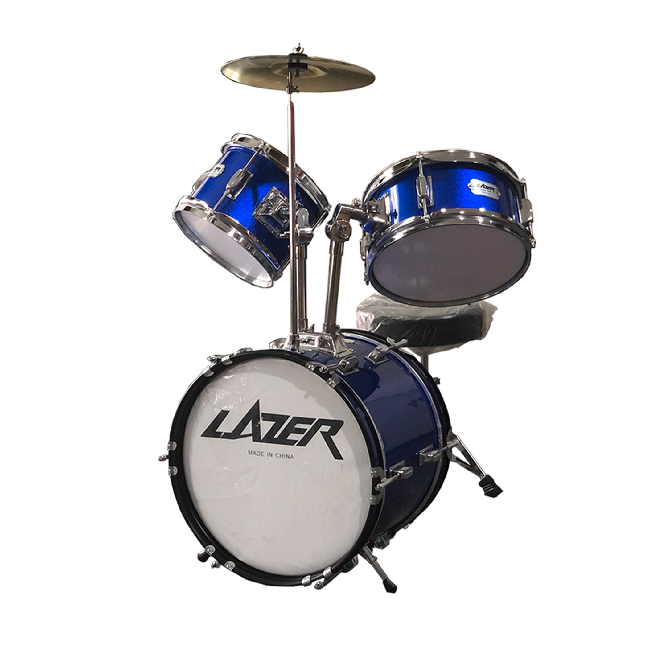 Lazer SJC-303 Kids Drum Set With Throne And Sticks