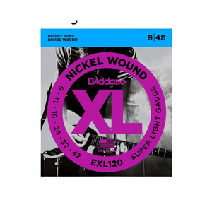 D'Addario EXL120 Nickel Wound Electric Guitar Strings