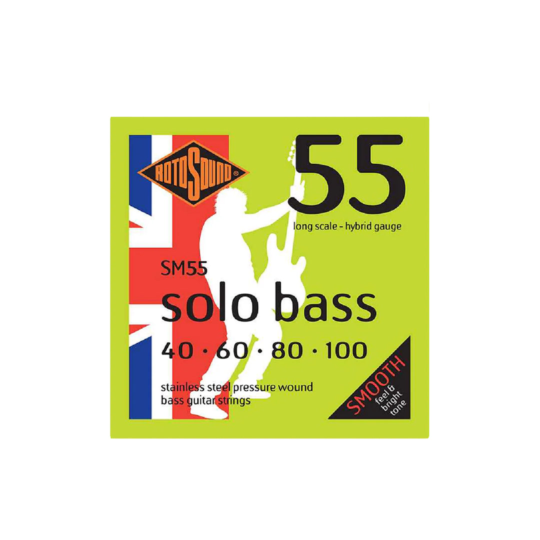 Rotosound Solo Bass 55 Hybrid Bass Guitar Strings