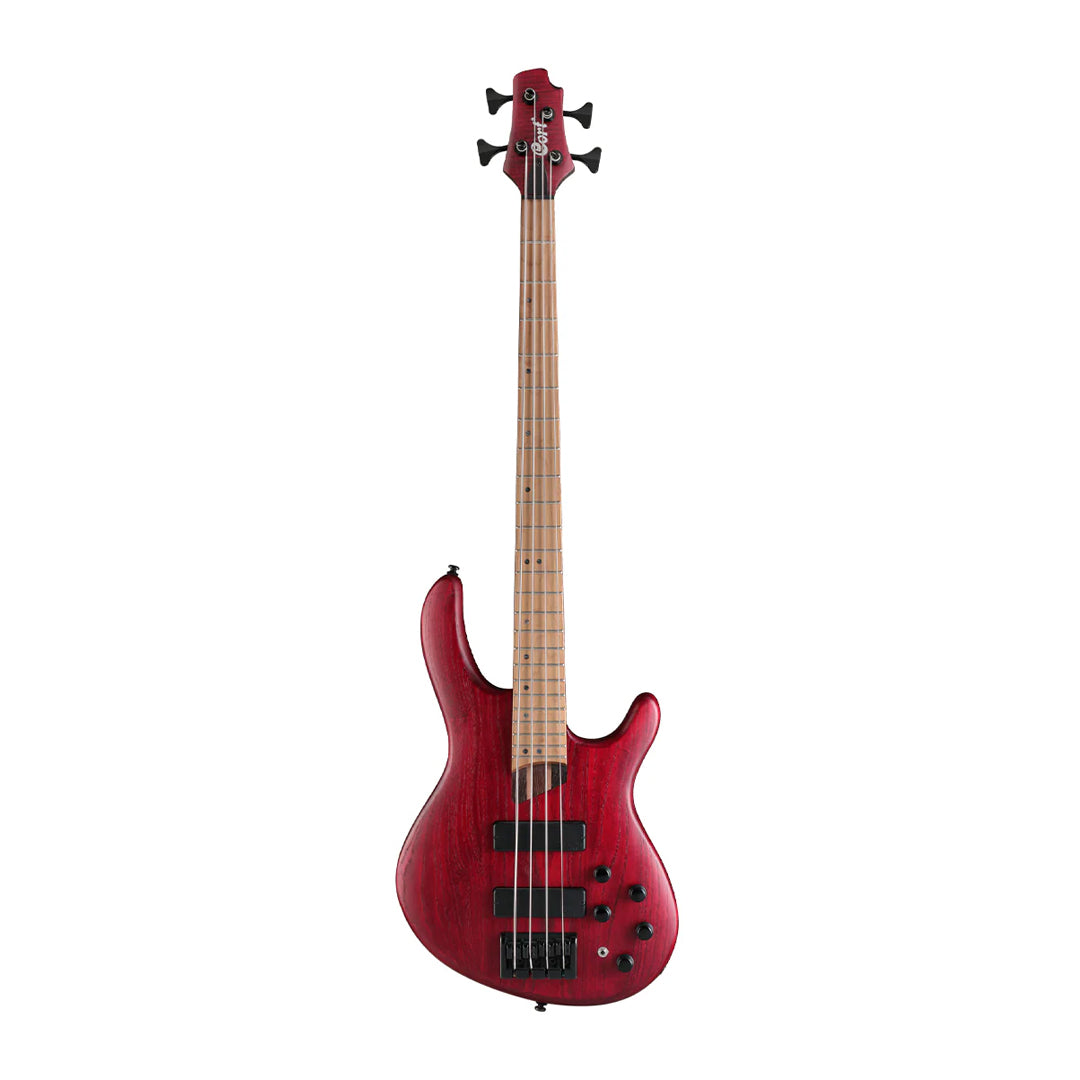 Cort B4 Plus AS RM Double Cutaway Open Pore Bass Guitar