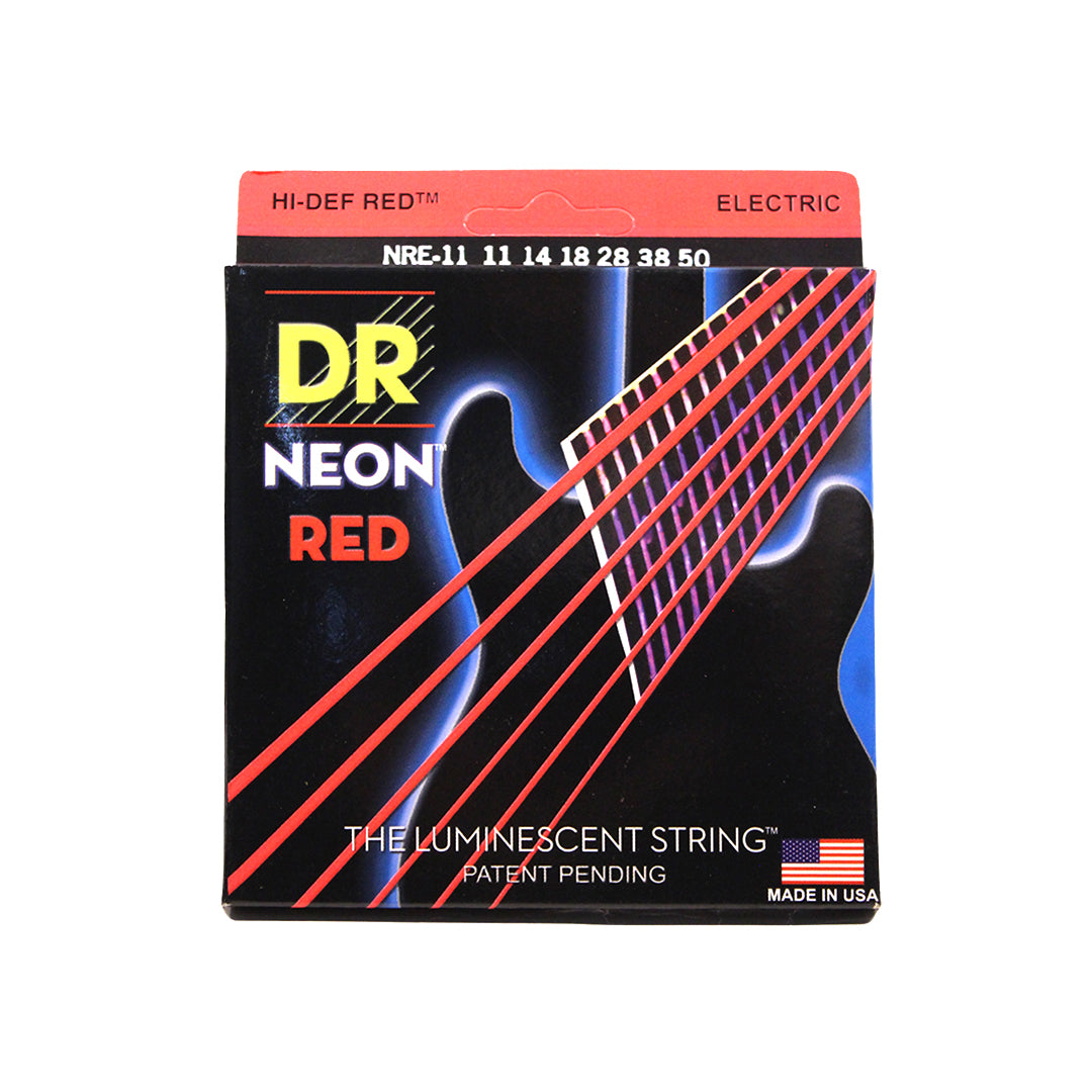 DR NRE-1150 Neon Red Electric String G11-50 Heavy