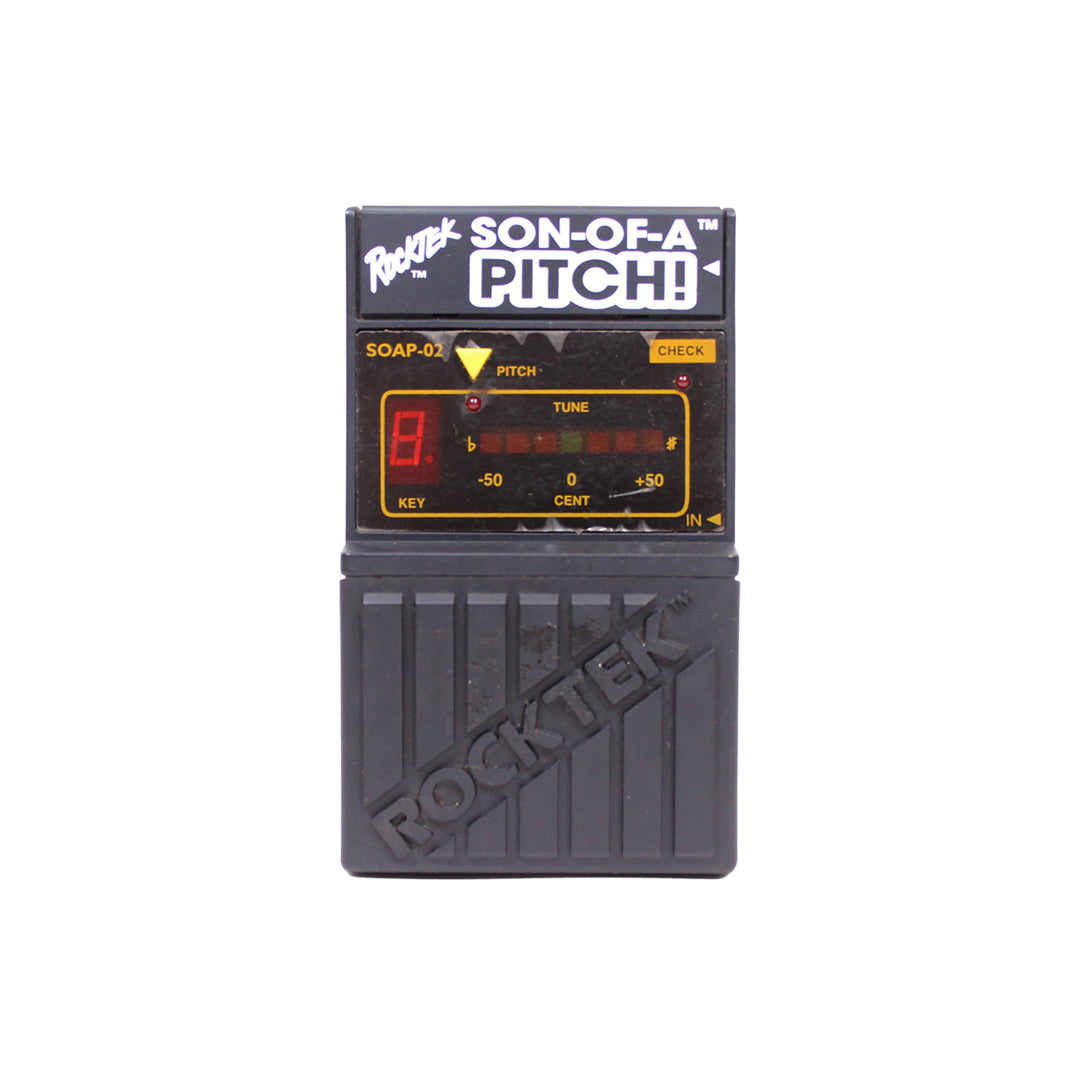 Rocktek Son-of-a-Pitch Chromatic Guitar & Bass Tuner Pedal