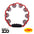 Dadi MT-2 Flower Tambourine