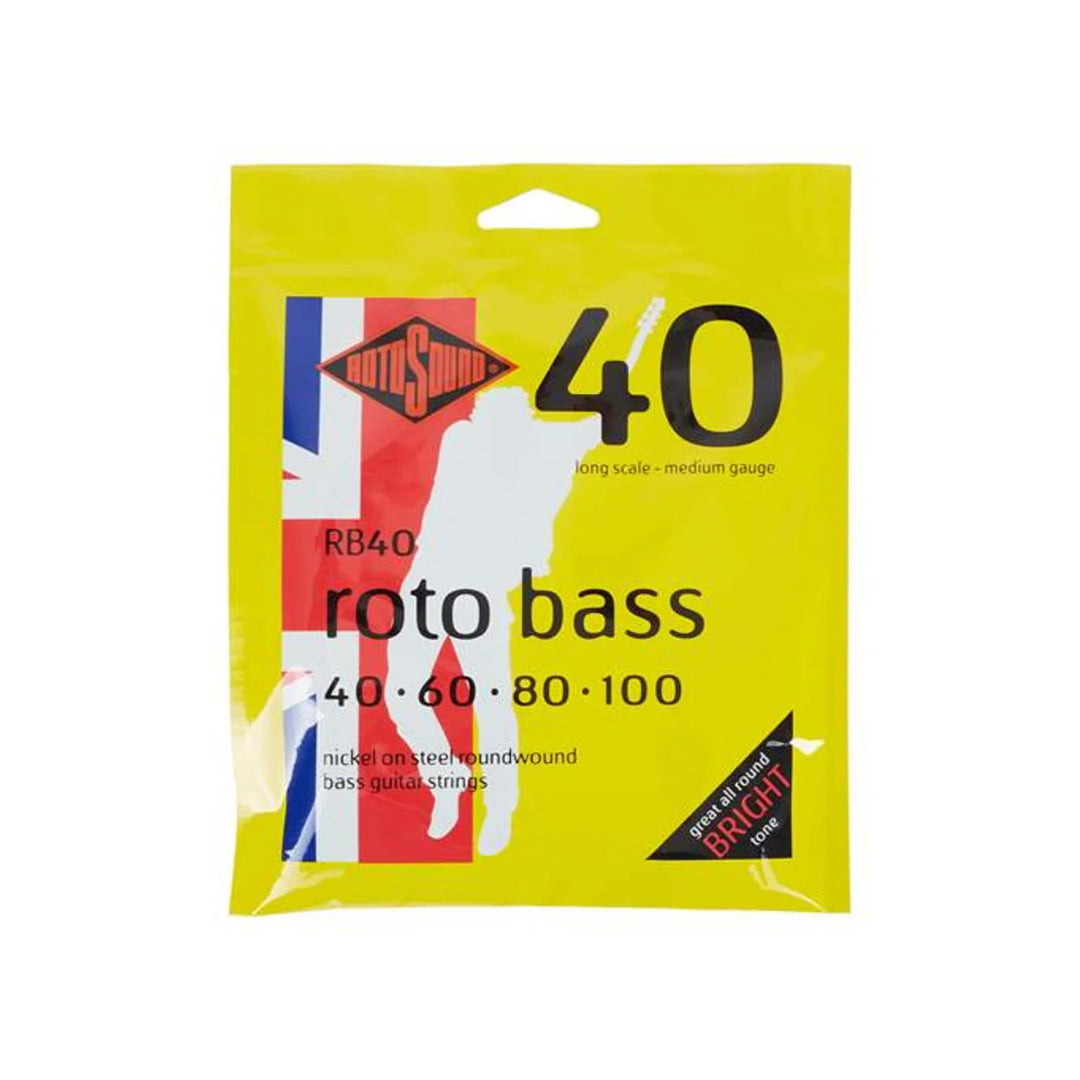 Rotosound Roto Bass Nickel Medium Bass Guitar Strings
