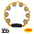 Dadi MT-2 Flower Tambourine