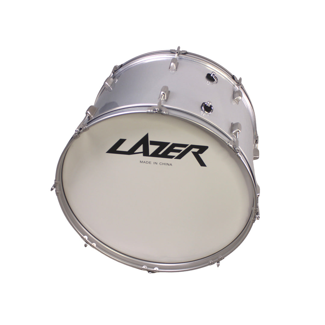 Lazer Marching Bass Drum 22'' with Strap, Mallet, and Key [BD22-4412LC]