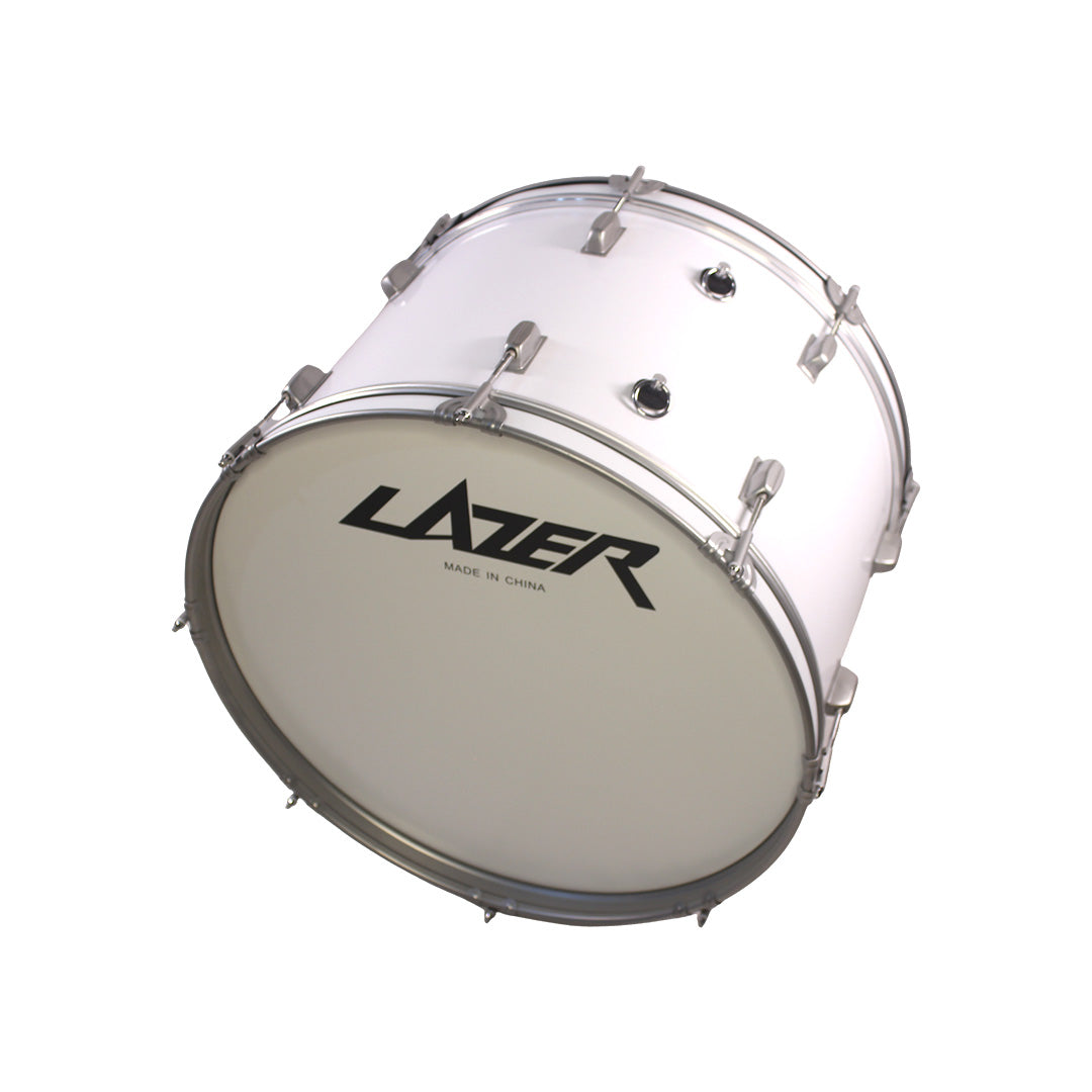 Lazer Marching Bass Drum 22'' with Strap, Mallet, and Key [BD22-4412LC]