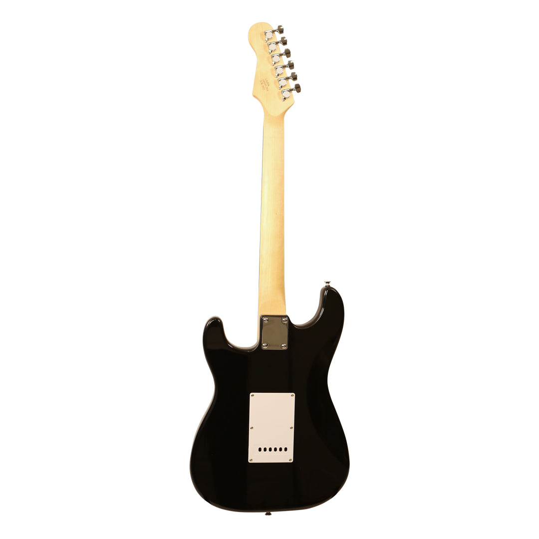 Lazer SST-01B Double Cut-Away Paulownia Body Electric Guitar with Bag