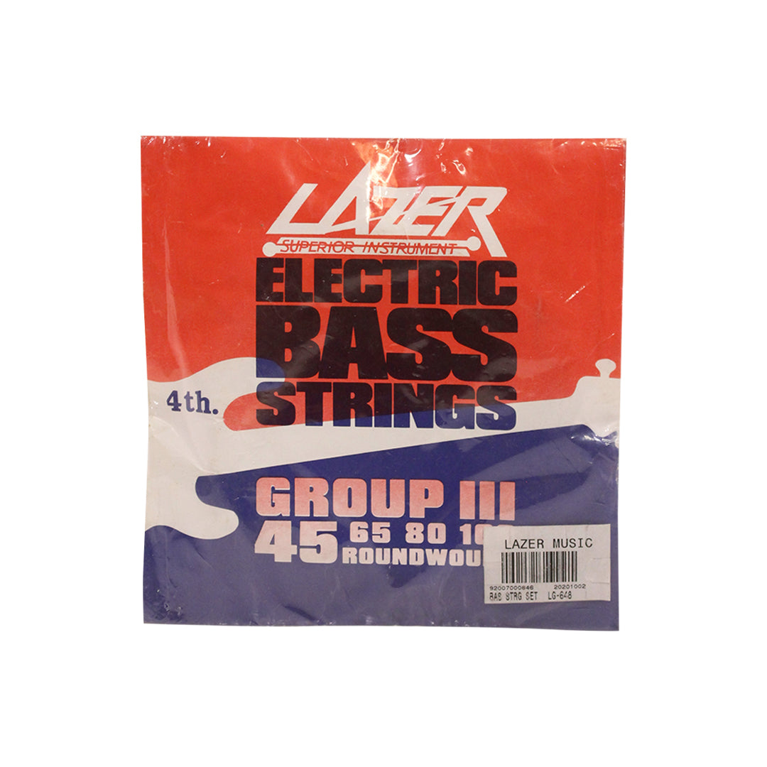 Lazer Music LG-648 Gauge 45-100 Roundwound Bass Strings Set