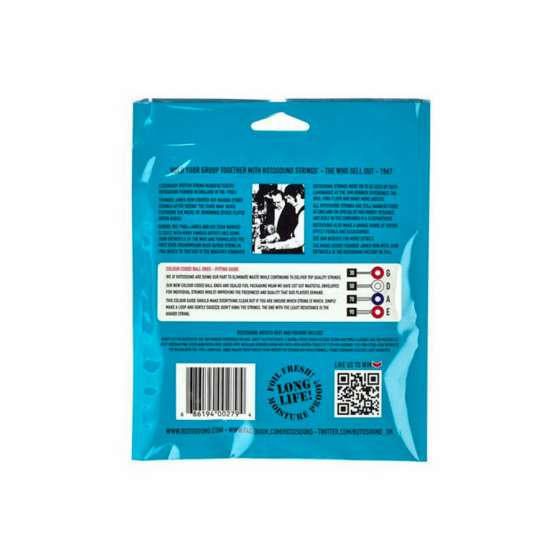 Rotosound Funkmaster 66 Bass Guitar Strings