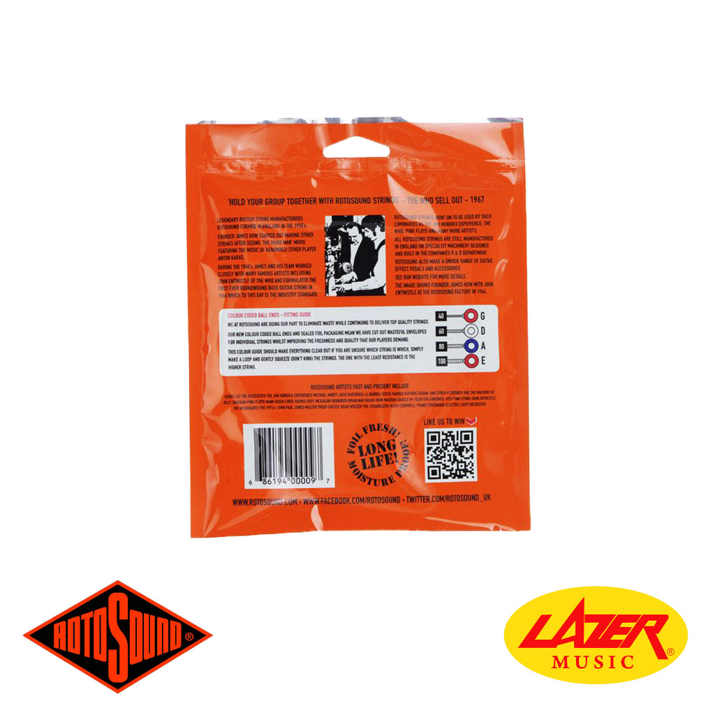 Rotosound Roto Orange Electric Guitar Strings