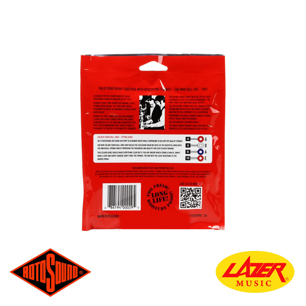 Rotosound Bass Jazz 77 Standard Bass Guitar Strings