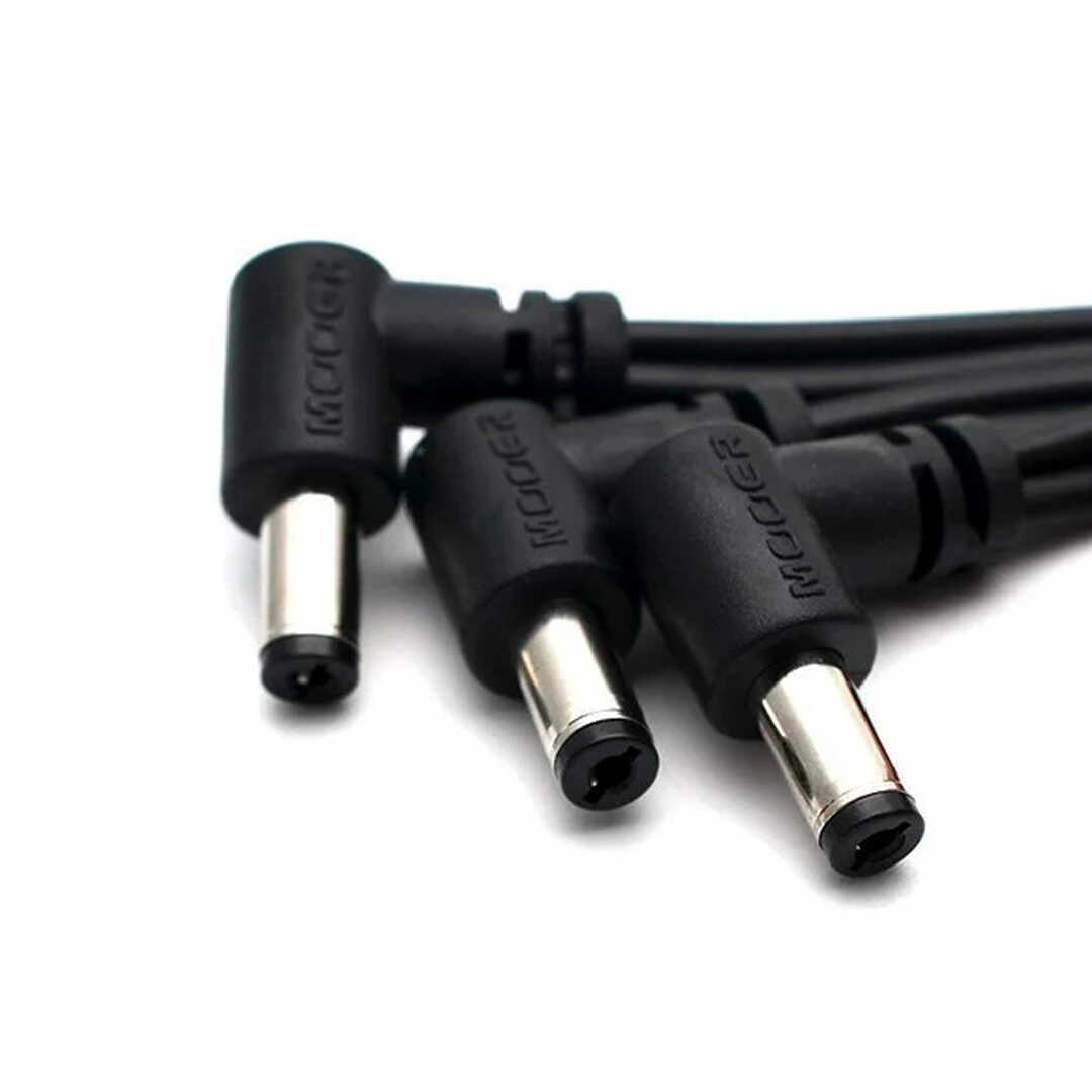 Pdc5a Mooer PDC-5A Five-Chain Power Cable (Angled Jacks)