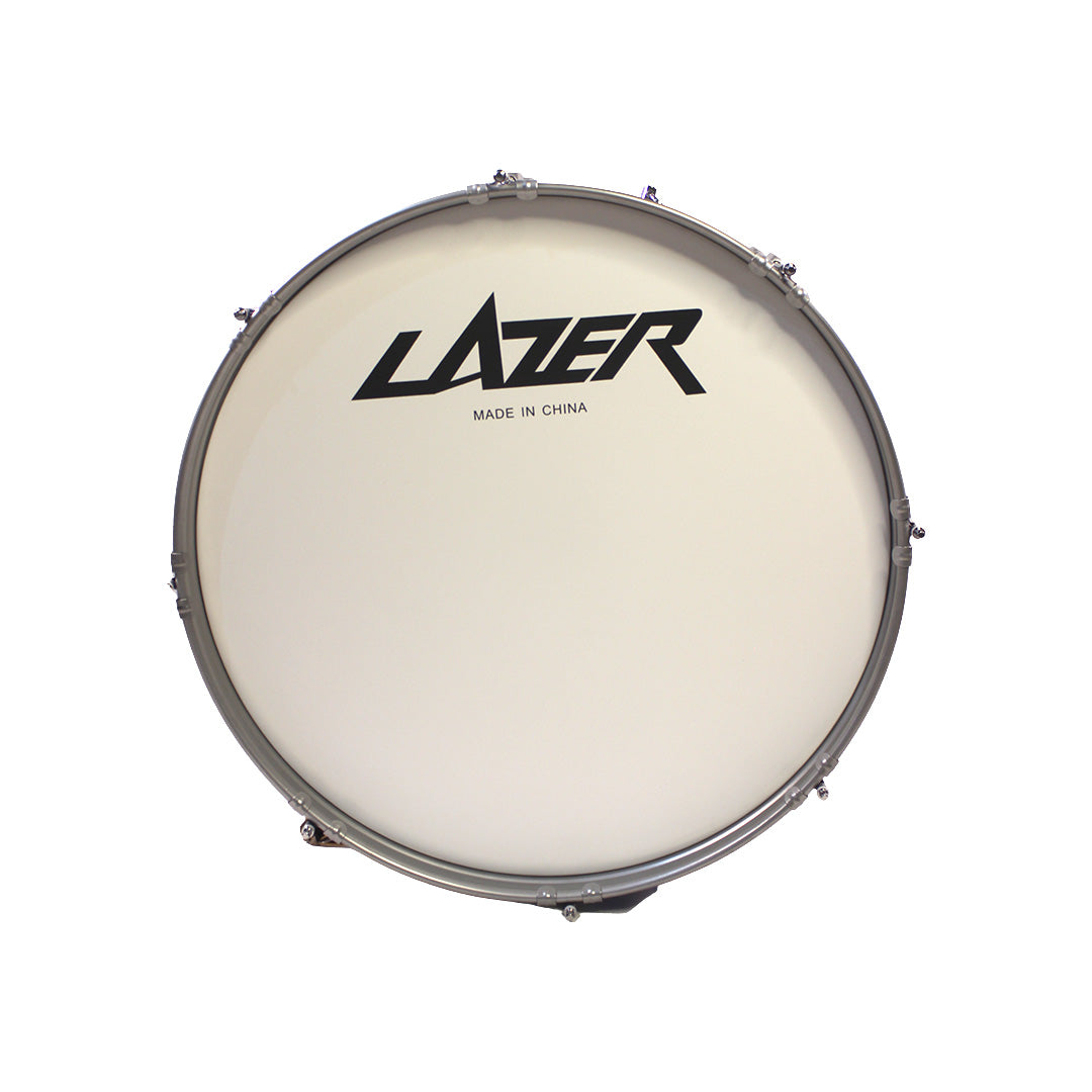 Lazer Marching Bass Drum 22'' with Strap, Mallet, and Key [BD22-4412LC]