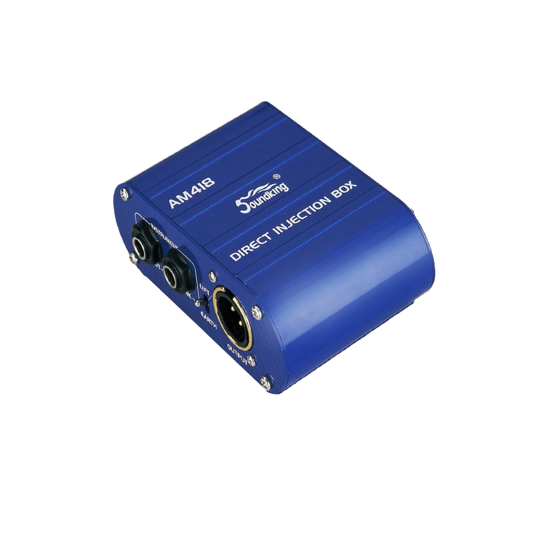 Audio Direct Injection Box Kit Soundking AM418 Audio Instrument Direct Injection Box