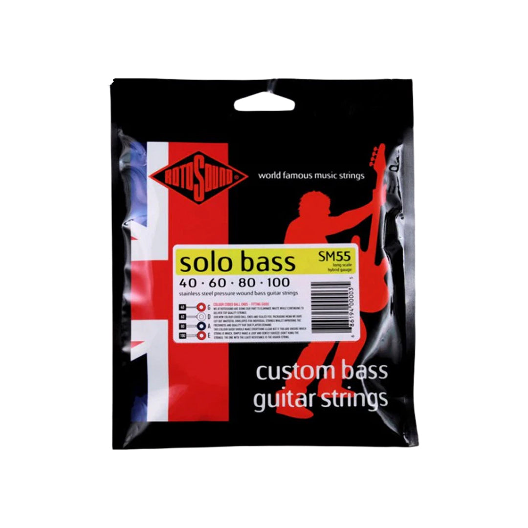 Rotosound Solo Bass 55 Hybrid Bass Guitar Strings
