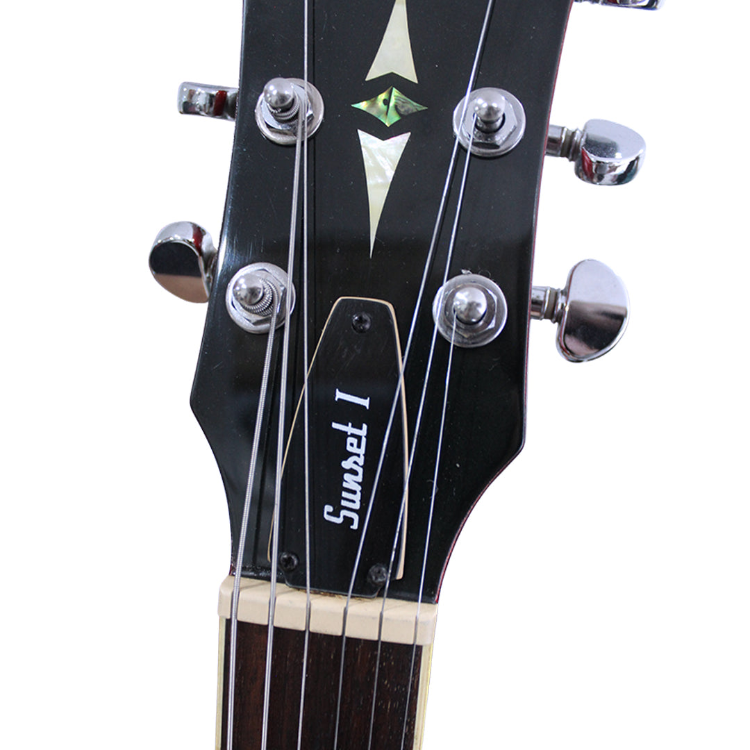 Cort Sunset I Semi-Hollow Electric Guitar with Bigsby Tremolo & TV Jones Pickups (Clearance)