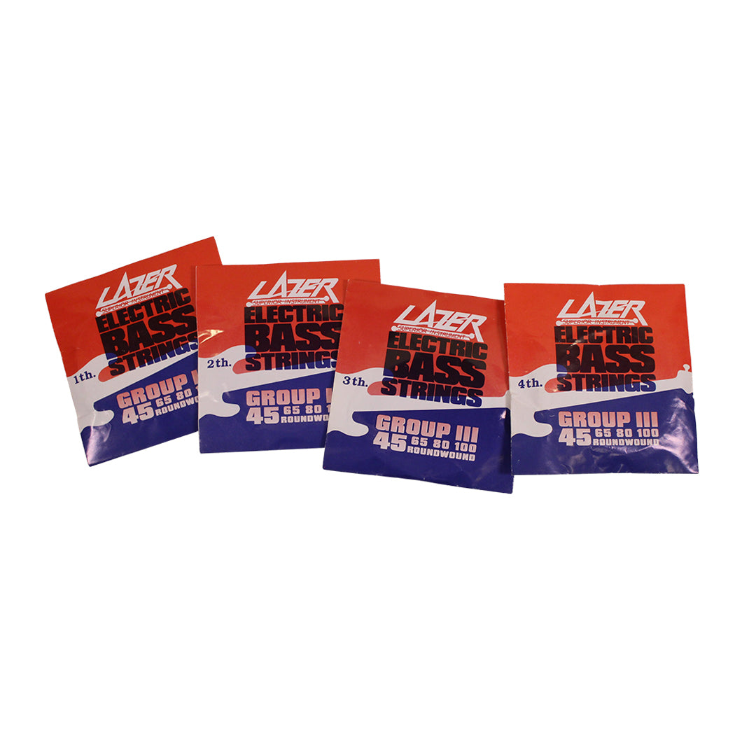 Lazer Music LG-648 Gauge 45-100 Roundwound Bass Strings Set