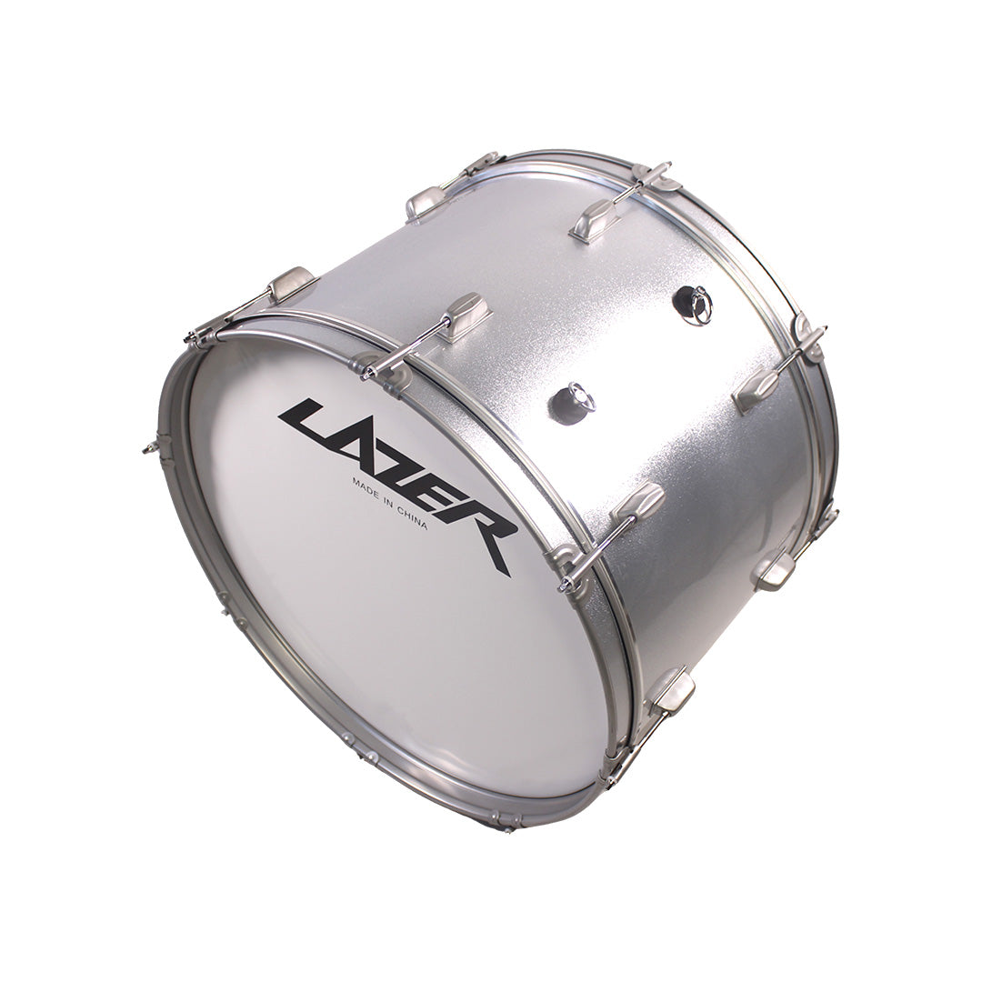 Lazer Marching Bass Drum 22'' with Strap, Mallet, and Key [BD22-4412LC]