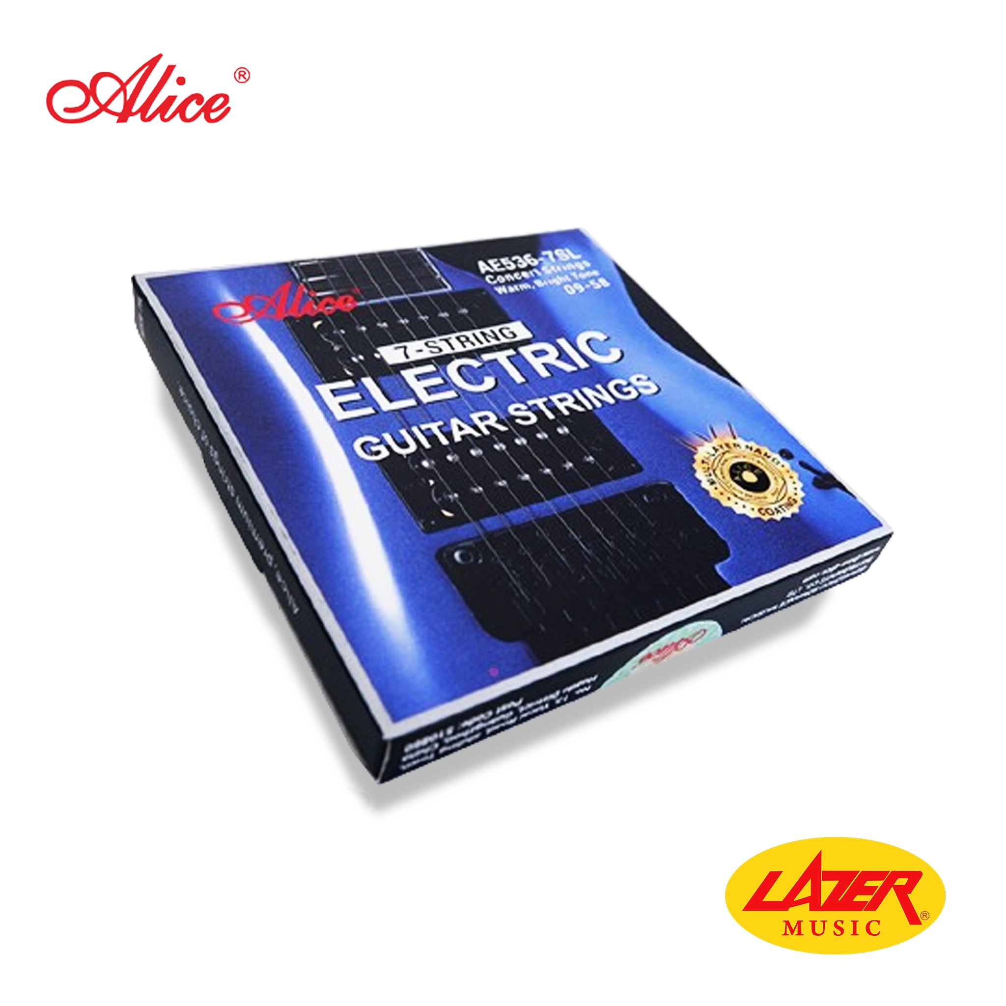 Alice AE536-7SL Electric Guitar Strings (7-String Set)