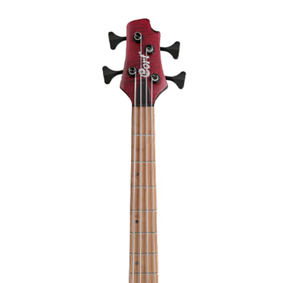 Cort B4 Plus AS RM Double Cutaway Open Pore Bass Guitar