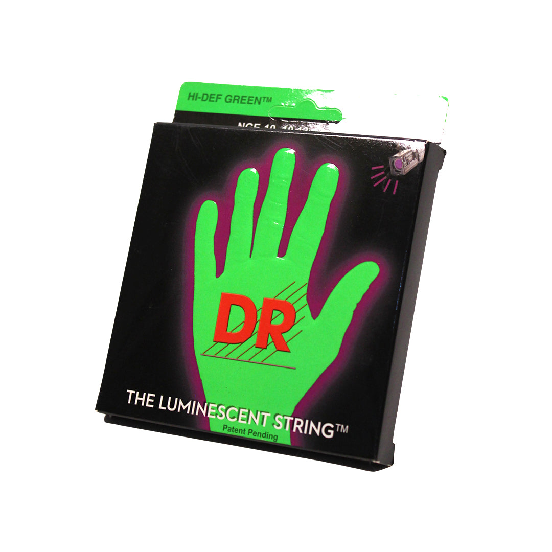 DR NGE-1046 NEON Green 10-46 Electric Guitar Strings