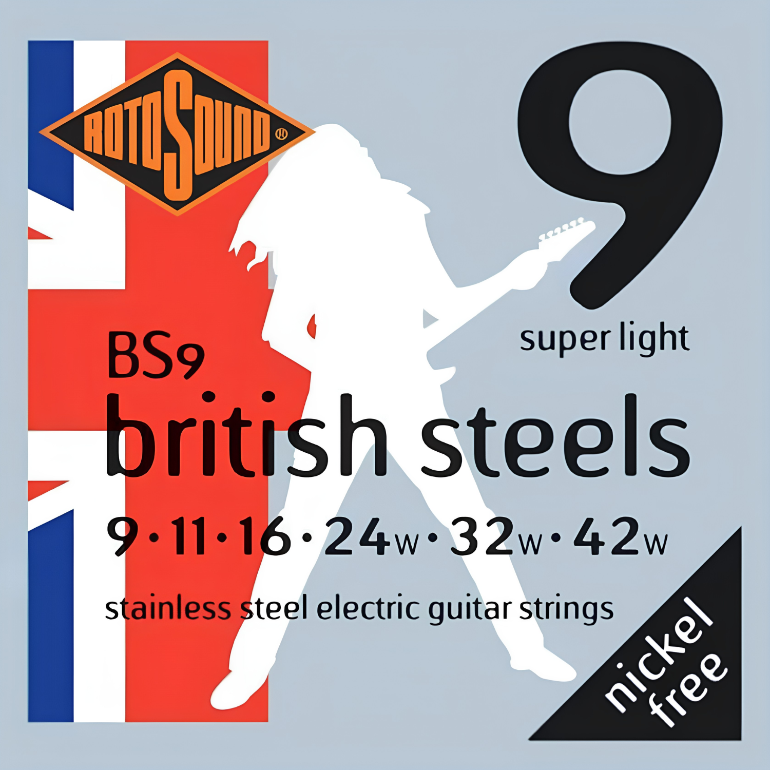Rotosound British Steels Electric Guitar Strings