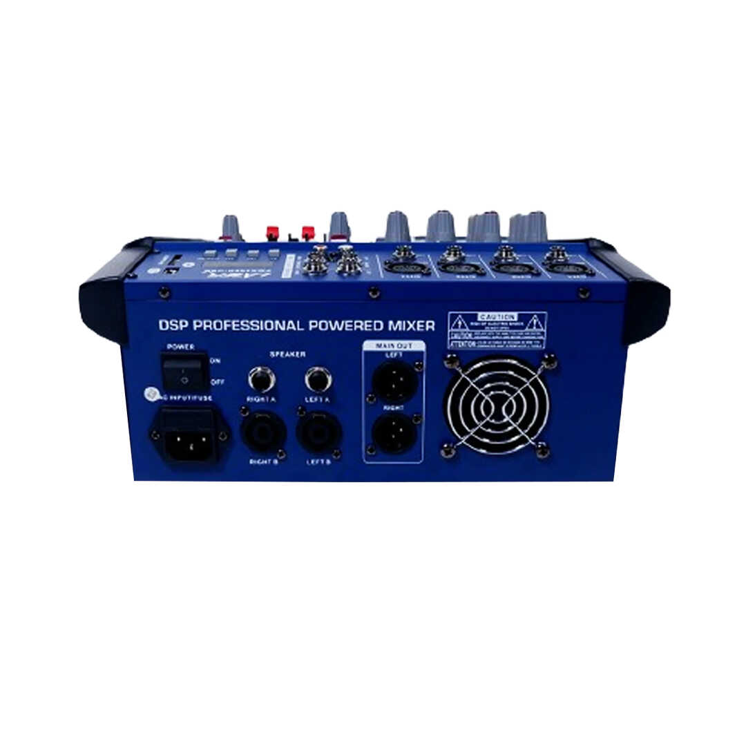 Lazer Max 4 Mixer With Power Amplifier PMX402D-USB Stage Mixer