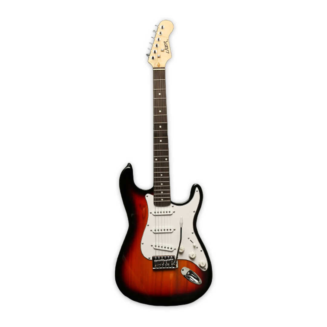 Lazer SST-01 Double Cutaway Hard Maple Neck Electric Guitar ( 3-TONE SUNBURST )