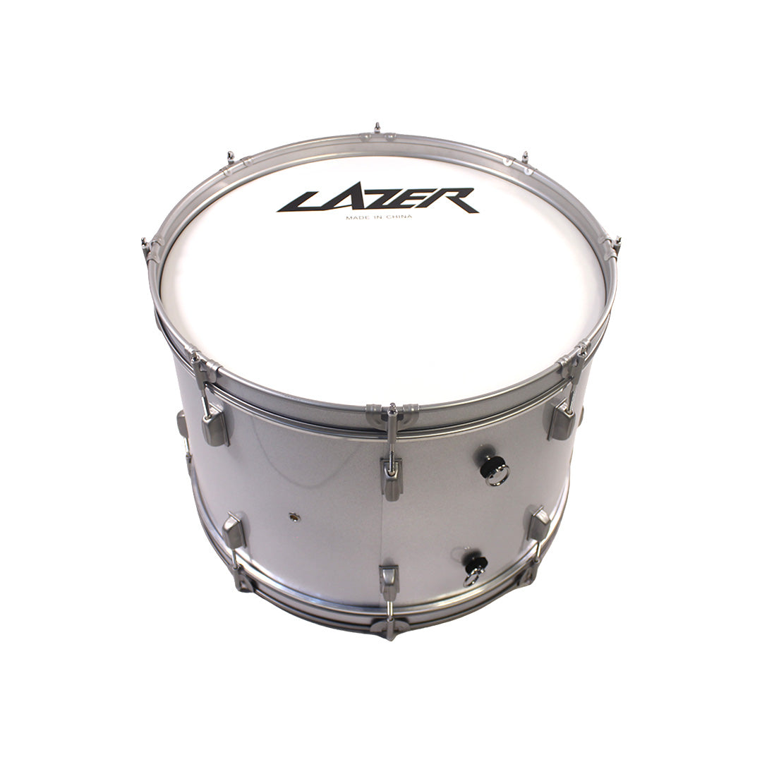 Lazer Marching Bass Drum 22'' with Strap, Mallet, and Key [BD22-4412LC]