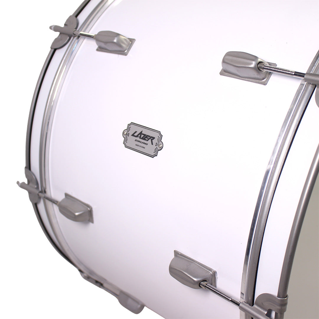 Lazer Marching Bass Drum 22'' with Strap, Mallet, and Key [BD22-4412LC]