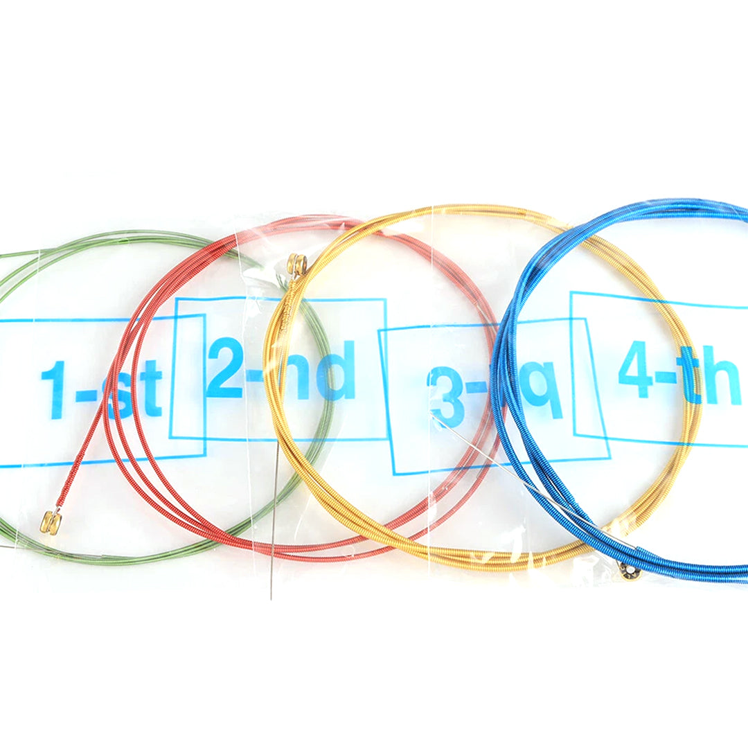 Alice A609C Bass Guitar Strings (Multi-Colored)