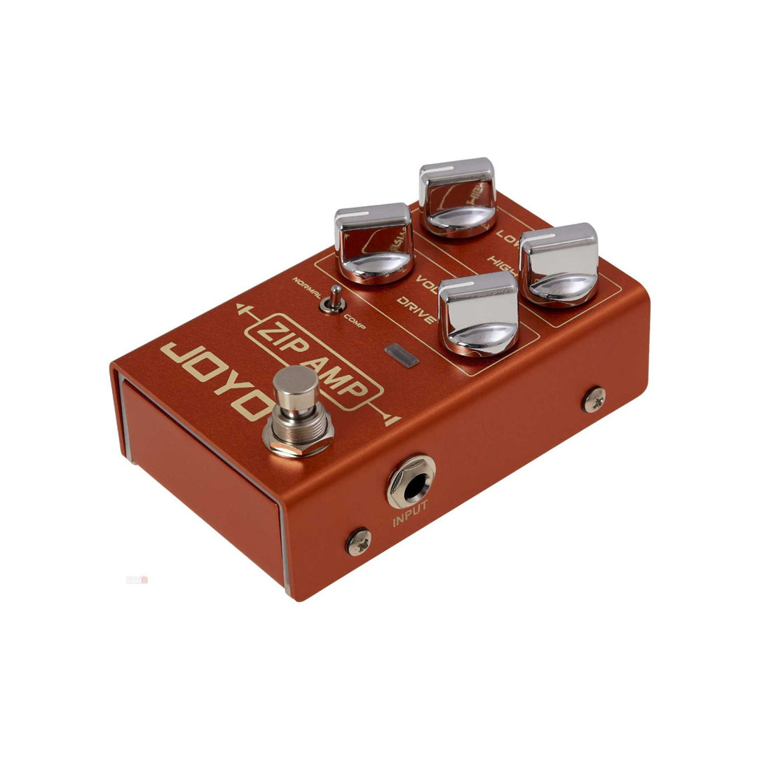 JOYO R-04 Zip Amp - Pédale Compression Overdrive Guitare Pour Rock, Hard Rock Et Glam Metal
