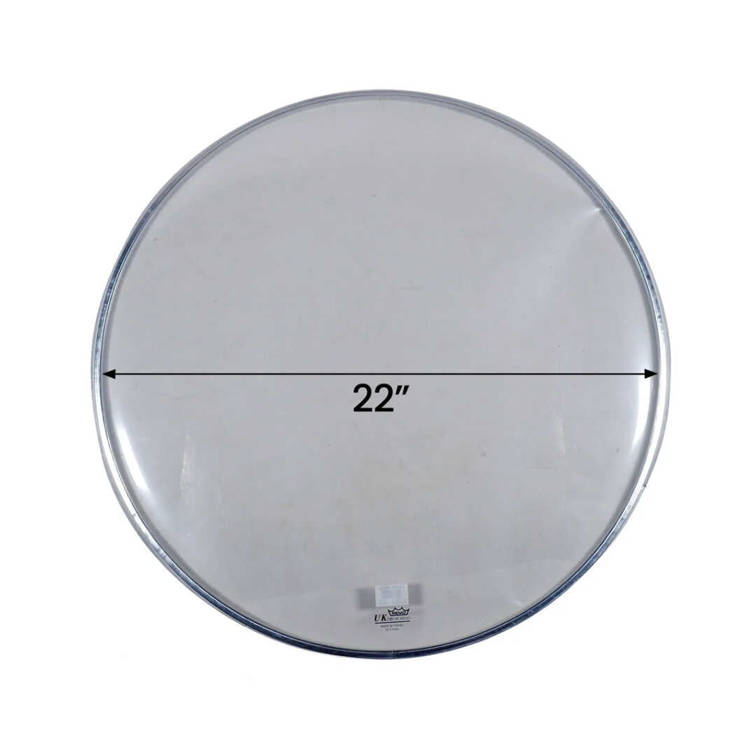 BASIX 22" Single Ply 0.2mm Clear Remo Drumhead