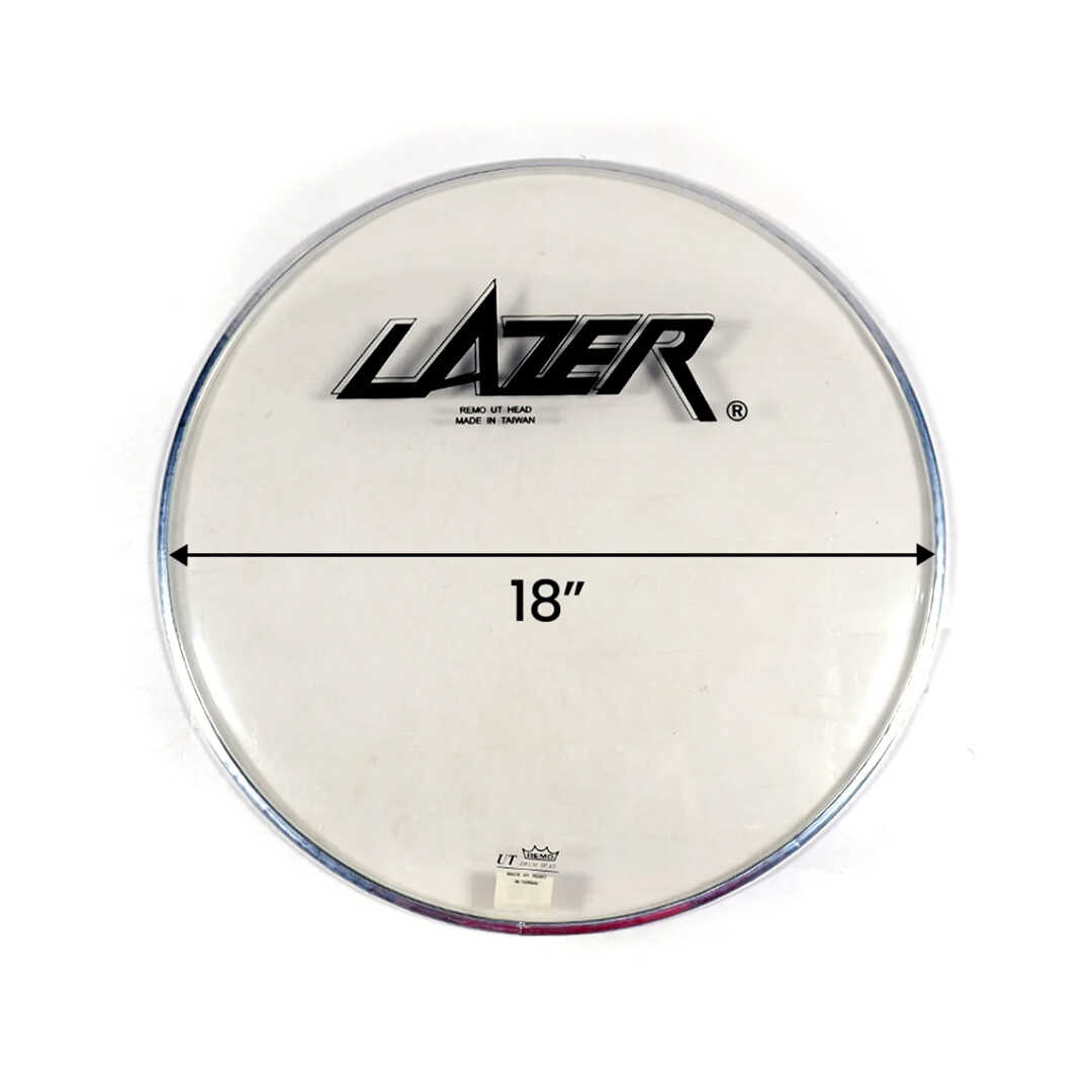 Lazer Music 20" Single Ply 0.2mm Clear Remo Ambassador Drumhead