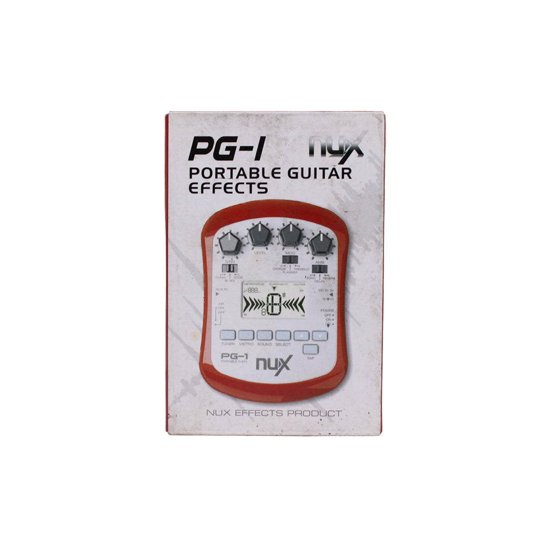 NUX PG-1 Portable Guitar Effects Processor with Built-in Tuner & Metronome (Clearance)
