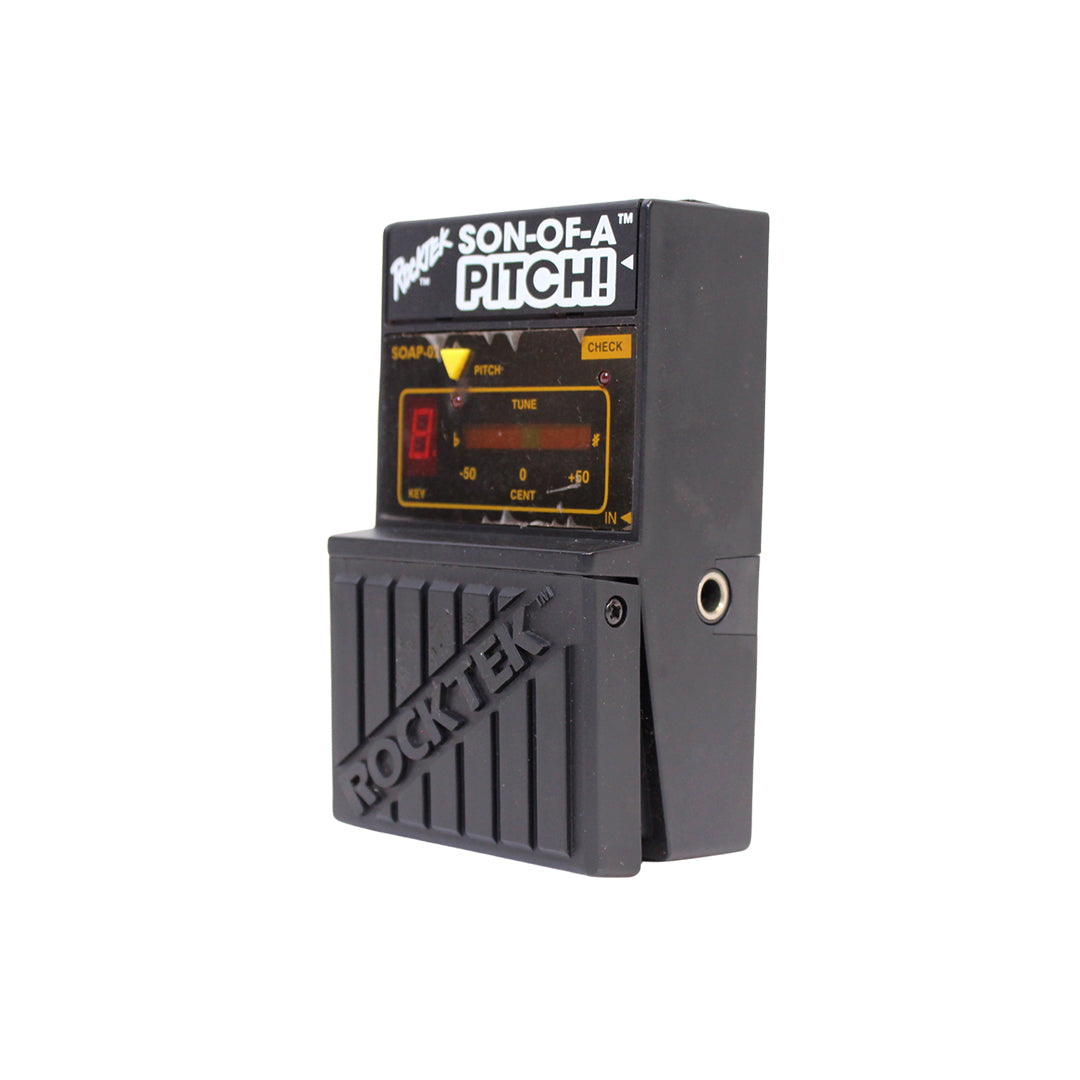 Rocktek Son-of-a-Pitch Chromatic Guitar & Bass Tuner Pedal