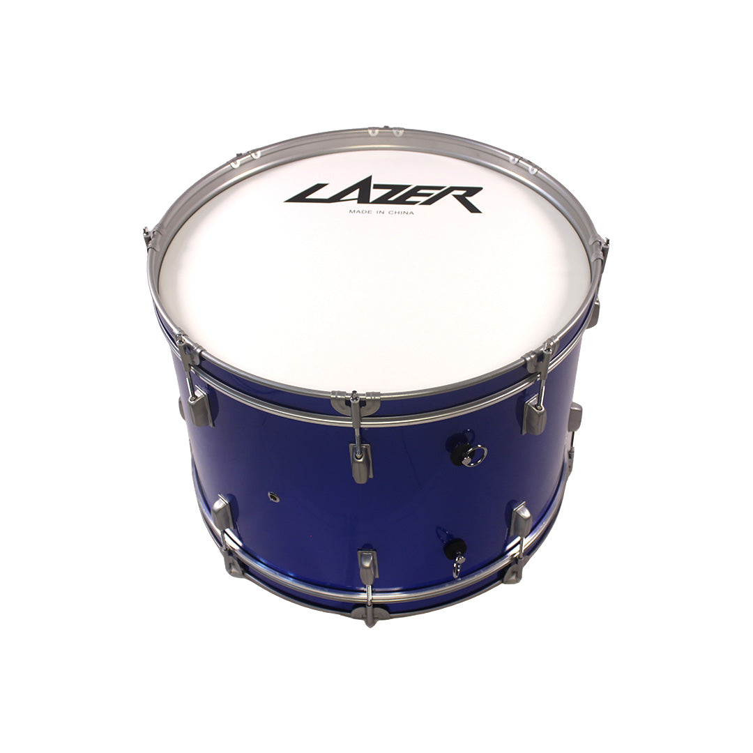 Lazer Marching Bass Drum 22'' with Strap, Mallet, and Key [BD22-4412LC]