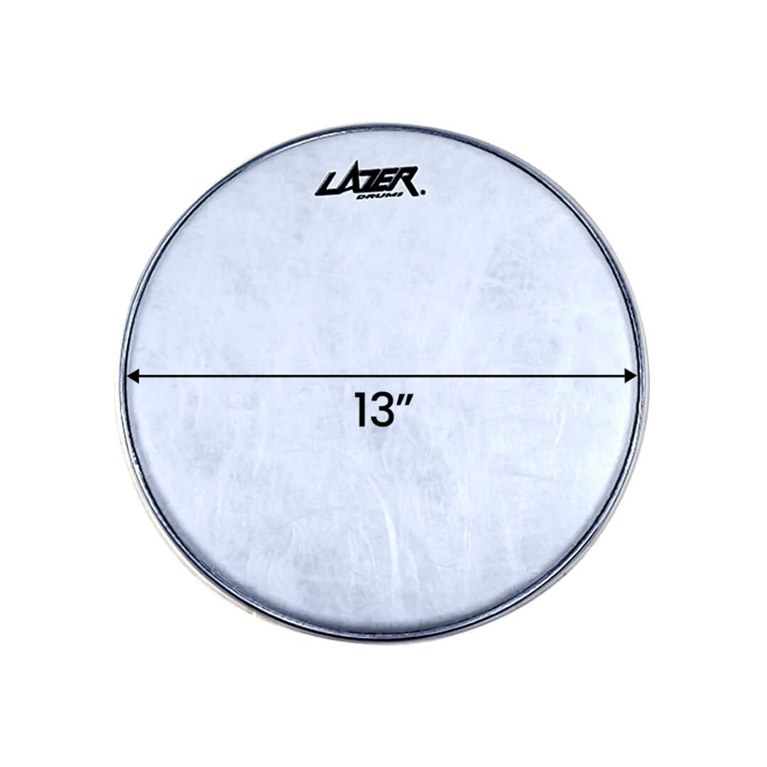 Lazer Music 13" Single Ply 0.19mm White Fiber Drumhead